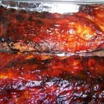 Costela de Porco com Molho Barbecue