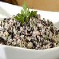 Arroz Negro com Kani