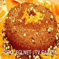 Bolo de Cenoura com Brigadeiro