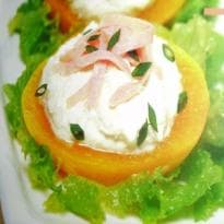 Entrada de Pêssego e Ricota