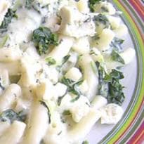Penne ao Molho de Creme de Gorgonzola
