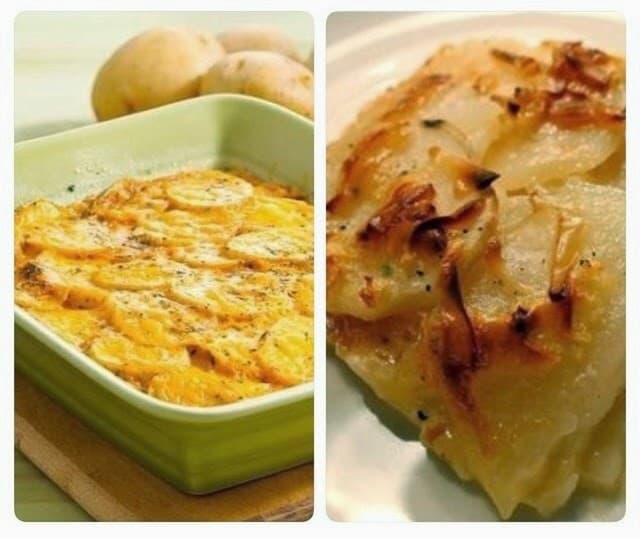 Torta de Batata com Falso Molho Branco