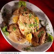 Escalopes ao molho de café