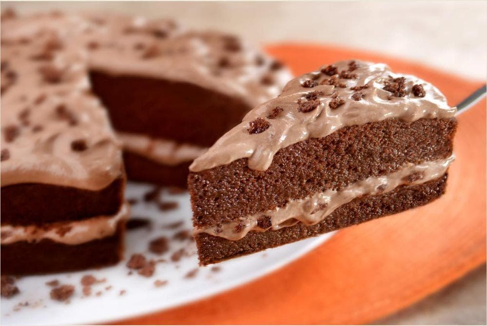 Bolo de Cream Cheese e Ovomaltine