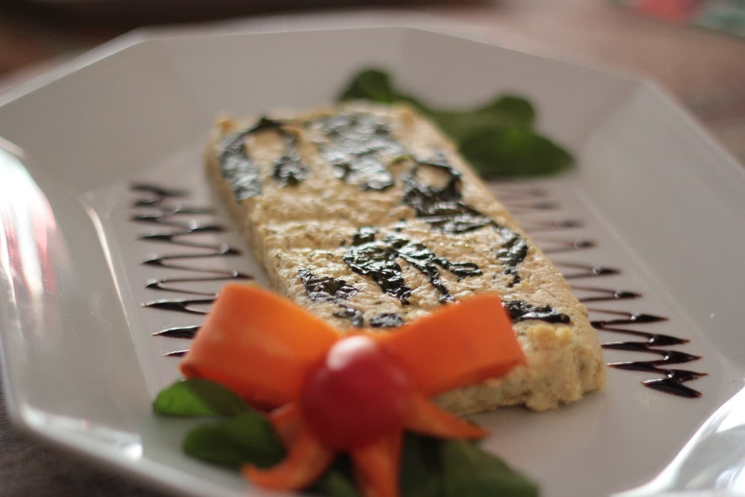 Terrine de Peixe com Espinafre