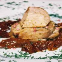 Lombo ao tomate seco e Ervas