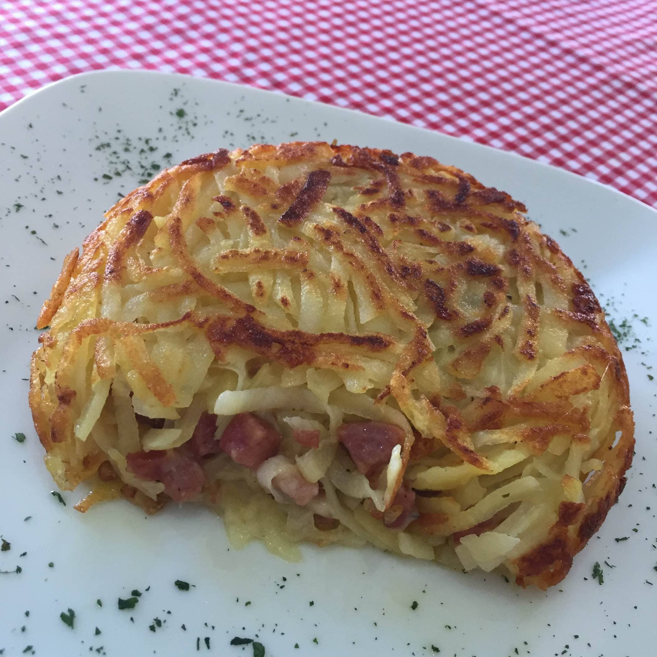 Batata Rosti de Linguiça