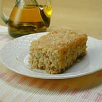 Bolo de Aveia com Suco de Manga