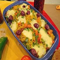 Arroz de Forno com Salame