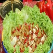 Salada de batata doce