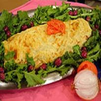 Rocambole de Frango com Azeitonas