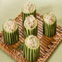 Pepino com Pasta de Salmão