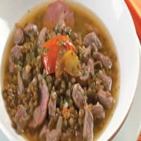 Sopa de Lentilha Picante