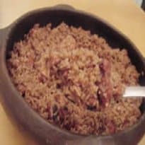 Arroz de Polvo com Vinho Tinto