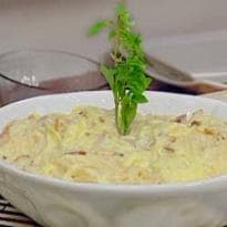 Espaguete com Creme de Cebolas