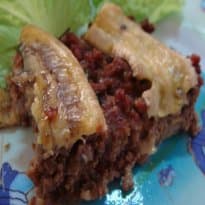 Bolo de Carne com Banana