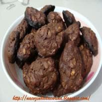 Cookies Diet de Aveia e Chocolate