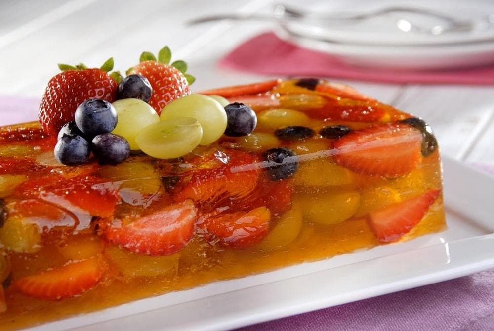 Terrine de Gelatina e Frutas