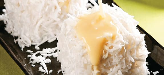 Cuscuz de tapioca com coco