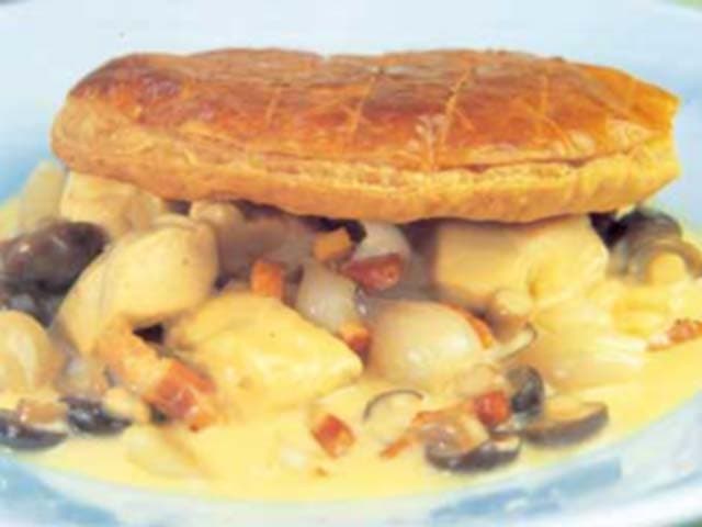 Torta de frango Claridges