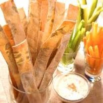 Pão Sueco com Estampa de Ervas