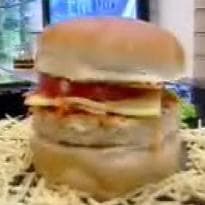 Hambúrguer de Frango do Edu Guedes