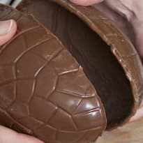 Ovo de Páscoa com soja