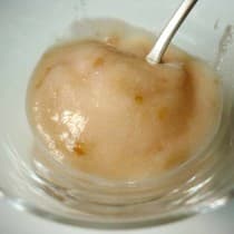 Sorvete de maçã diferente