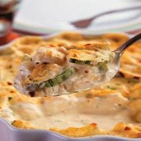 Gratinado de Abobrinha e Palmito