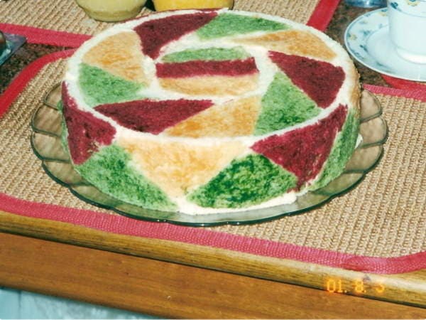 Torta Colorida de Frango Defumado