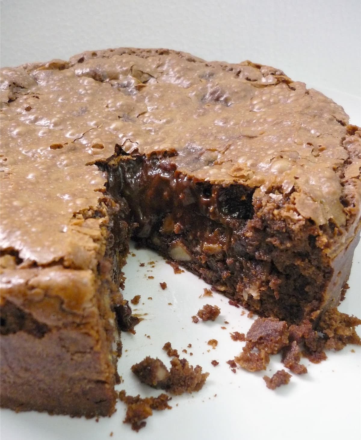 Bolo Cremoso de Chocolate com Banana