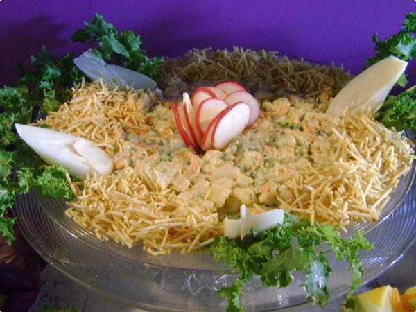 Salada de Maionese com brócolis e palmito