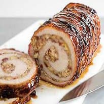 Lombo Recheado com Maçã