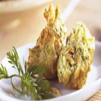 Bolinho de Cenoura com Folhas