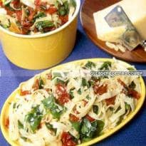 Talharim com Tomates Secos