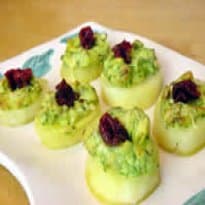 Rodelas de Batatas com Queijo Fundido