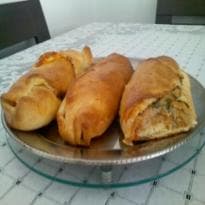 Pão de liquidificador recheado