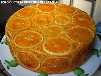Bolo ou Torta Invertida de Laranja