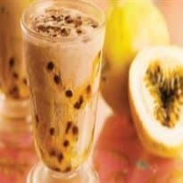 Milkshake de Coco, Chocolate e Maracujá