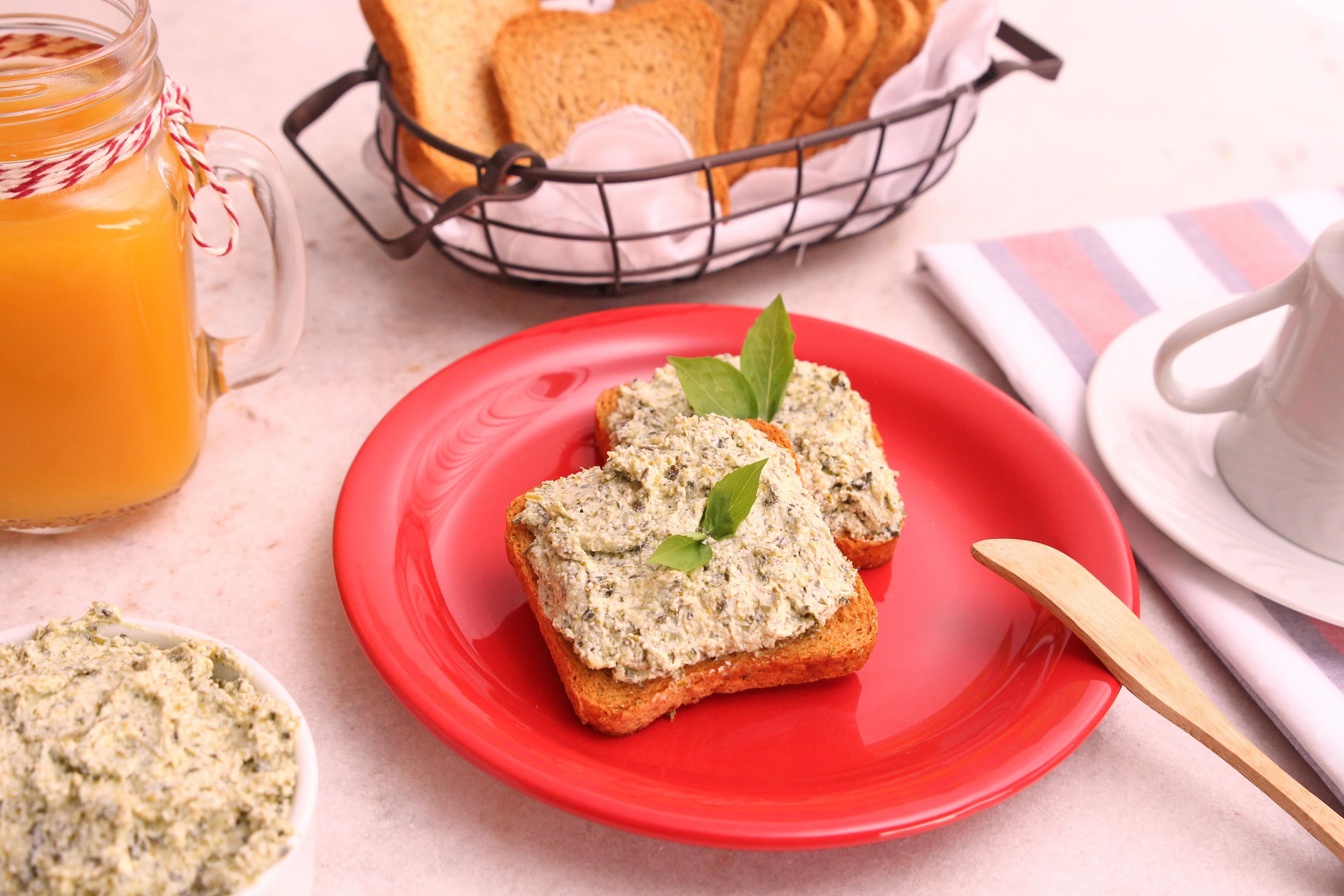 Pasta de Ricota com Brócolis