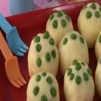 Purê de batata recheado