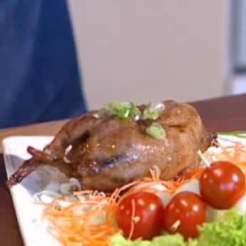 Codorna Recheada do Globo Rural