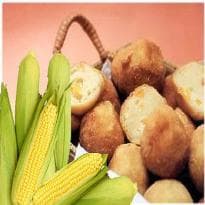 Bolinha de Milho com Catupiry