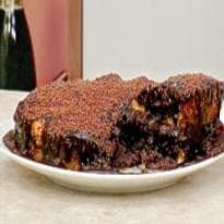 Torta de Banana com Canela e Chocolate