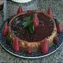 Torta de queijo com geleia do Globo Rural