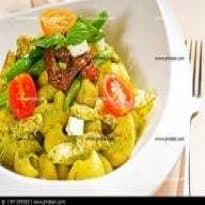 Legumes ao pesto