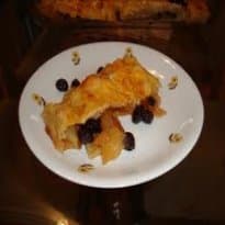 Strudel doce de queijo