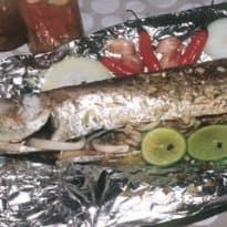 Tainha com Alho Poró