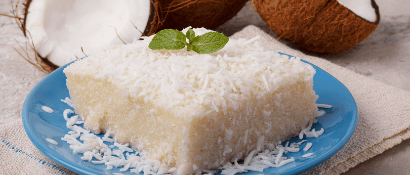 Bolo de Tapioca com Coco