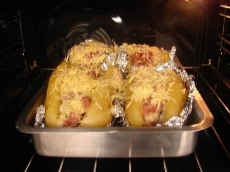 Batata Recheada e Cozida na Pressão